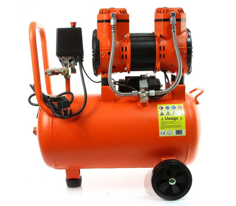 KOMPRESOR 24L /JN1500A/ BJC - Bezolejowy - Cichy  2-Tłoki