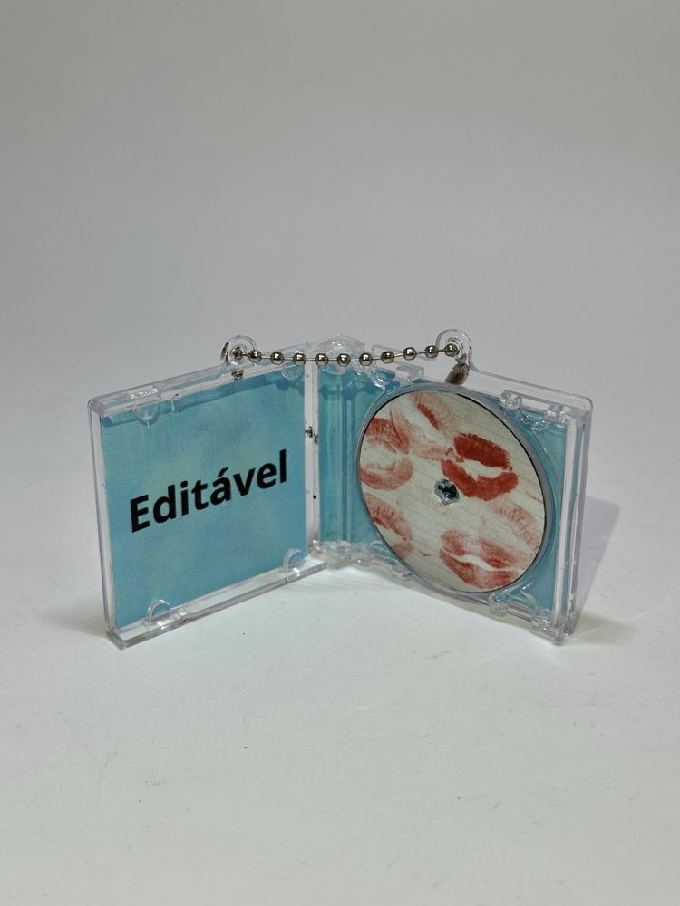 Mini CD Porta-chaves