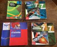 Livros e cadernos de actividades do 7º ano