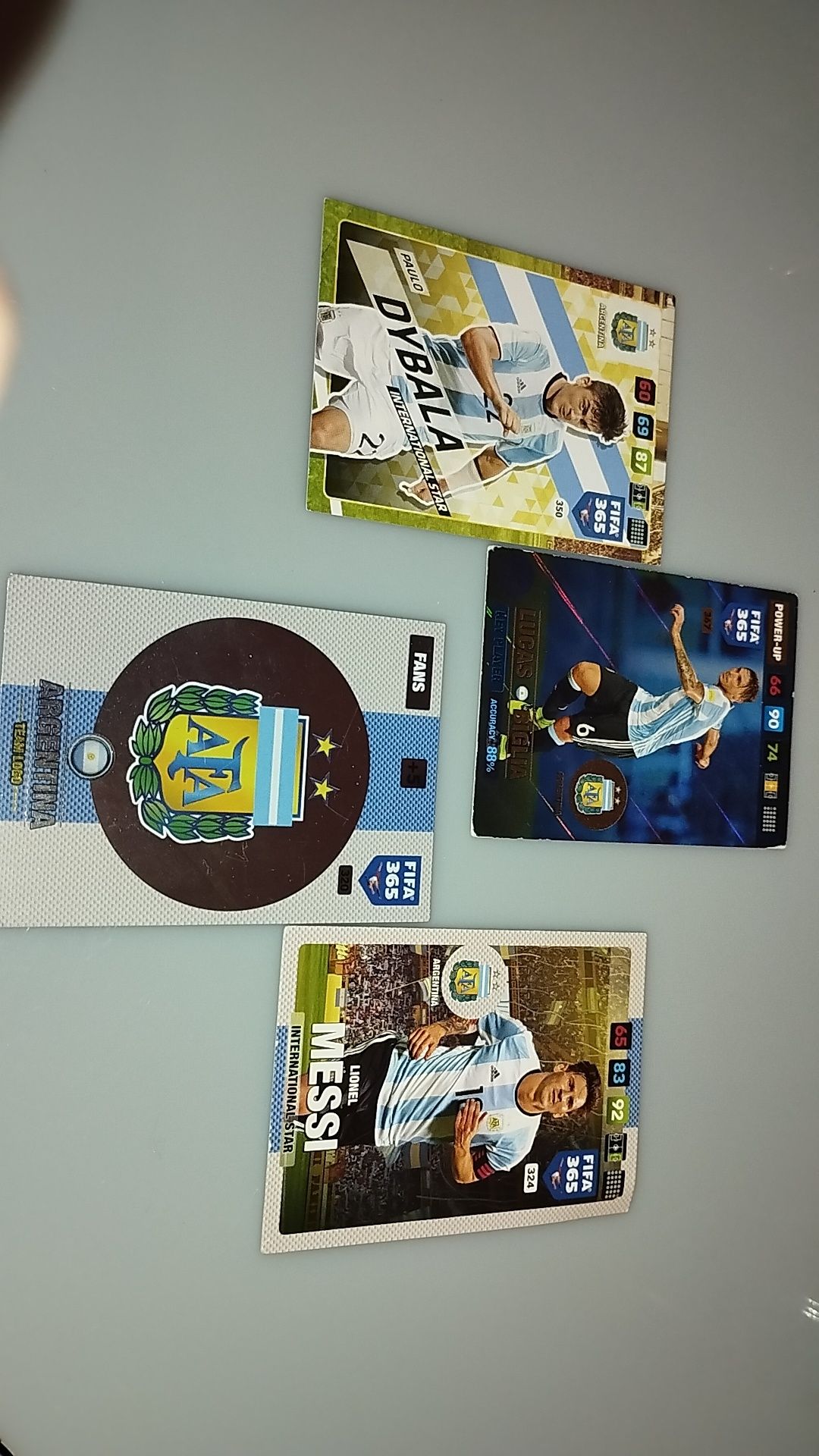 Karty piłkarskie. Argentyna
