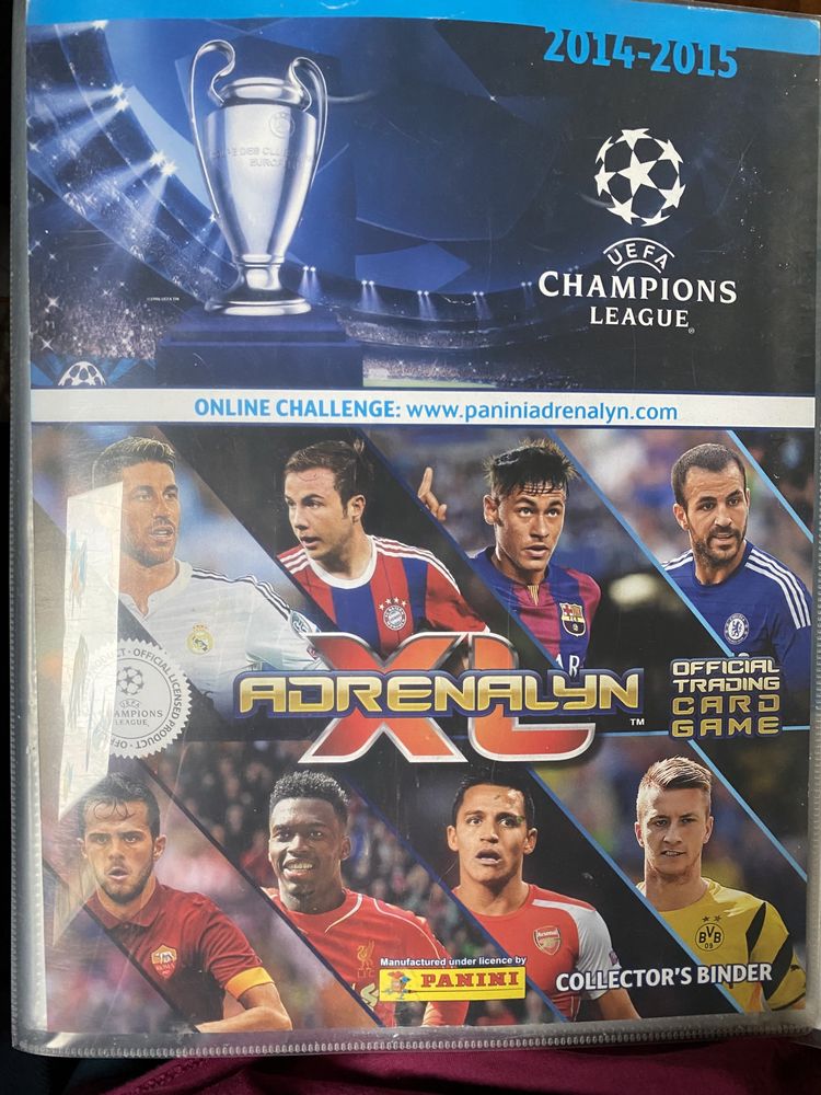 Album kart kolekcjonerskich panini uefa champion league 2014/2015