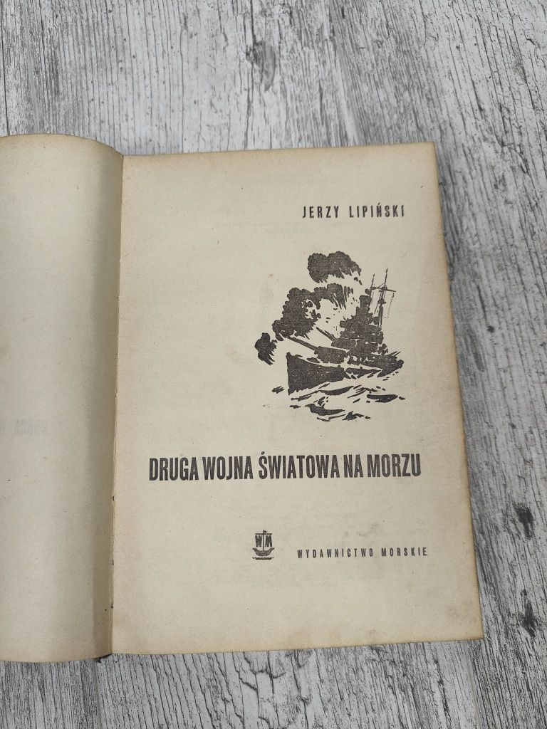 Książka Druga wojna światowa na morzu 1970 antyk