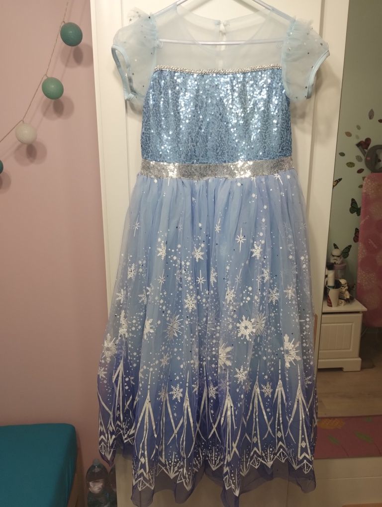 Sukienka Elsa Kraina lodu przebranie strój