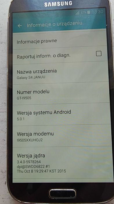 Samsung Galaxy S4 GT-I9505 – sprawny telefon
