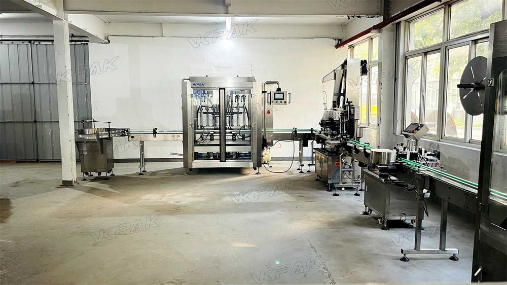 Linha de enchimento para líquidos/viscosos, linha de engarrafamento