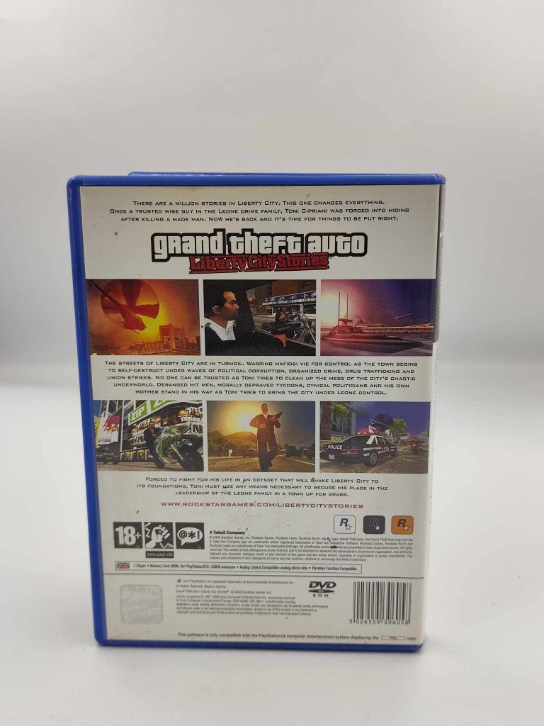 Gta Liberty City Stories Komplet Ps2 nr 0253