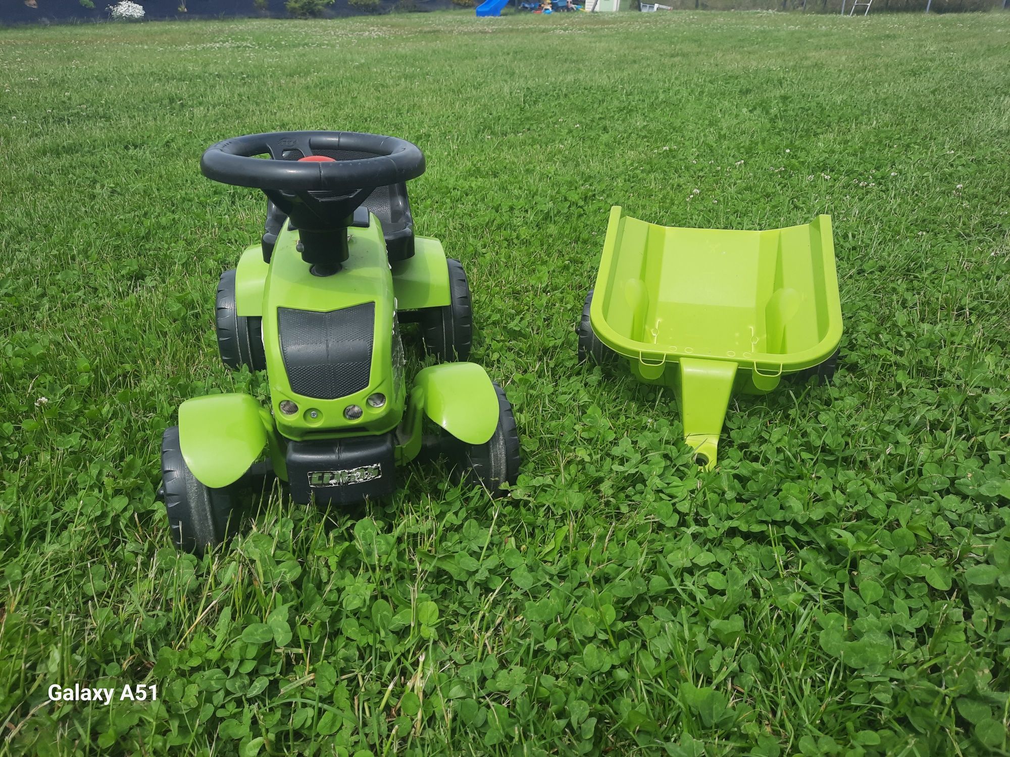 Jeździk traktor z przyczepą