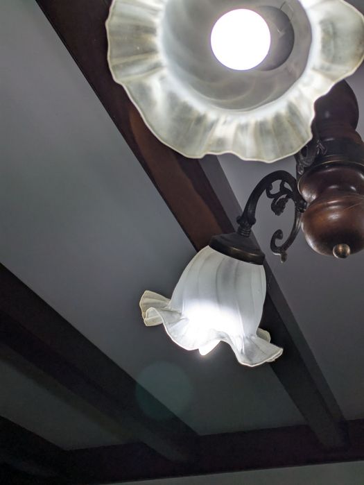 2 candeeiros vintage como novos