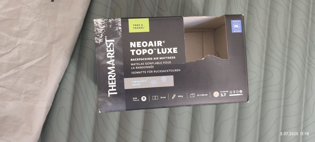 Materac Thermarest.
