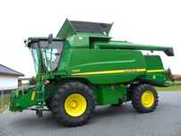 John Deere T660 2008 rok , Heder 6,7 m, Wilgotnosciomierz, Waga, Najbogatsza Wersja, Stan Idealny