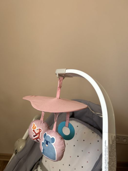 Шезлонг-гойдалка Kinderkraft Unimo 5 в 1 Pink