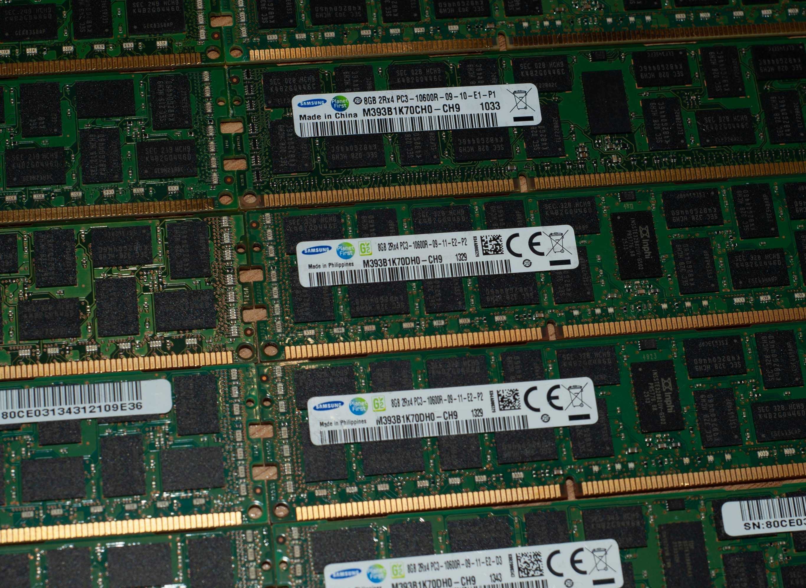 Серверна оперативна память DDR3 4-8-16Gb ECC REG опт.