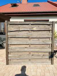 Panel ogrodzeniowy drewniany 180x180