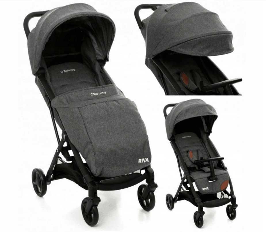 Coto Baby Wózek Spacerowy Riva Len Grey