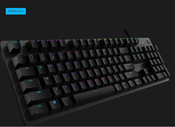 Teclado mecânico RGB LIGHTSYNC para jogos com G512