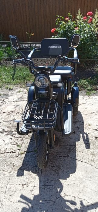 Трехколесный Электроскутер Crosser «TR-1» PRO Новинка 2025 72V/20AH/60