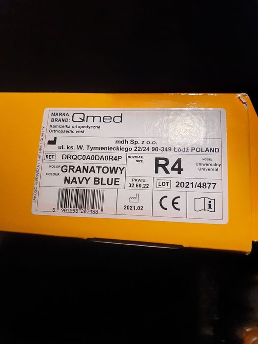 Kamizelka ortopedyczna , rękaw ortopedyczny Qmed