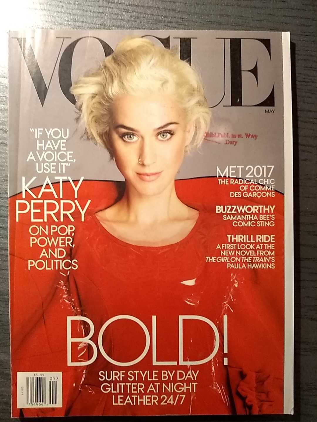 Katy Perry pocztówki unikaty z USA i 2 magazyny: FHM z UK i Vogue