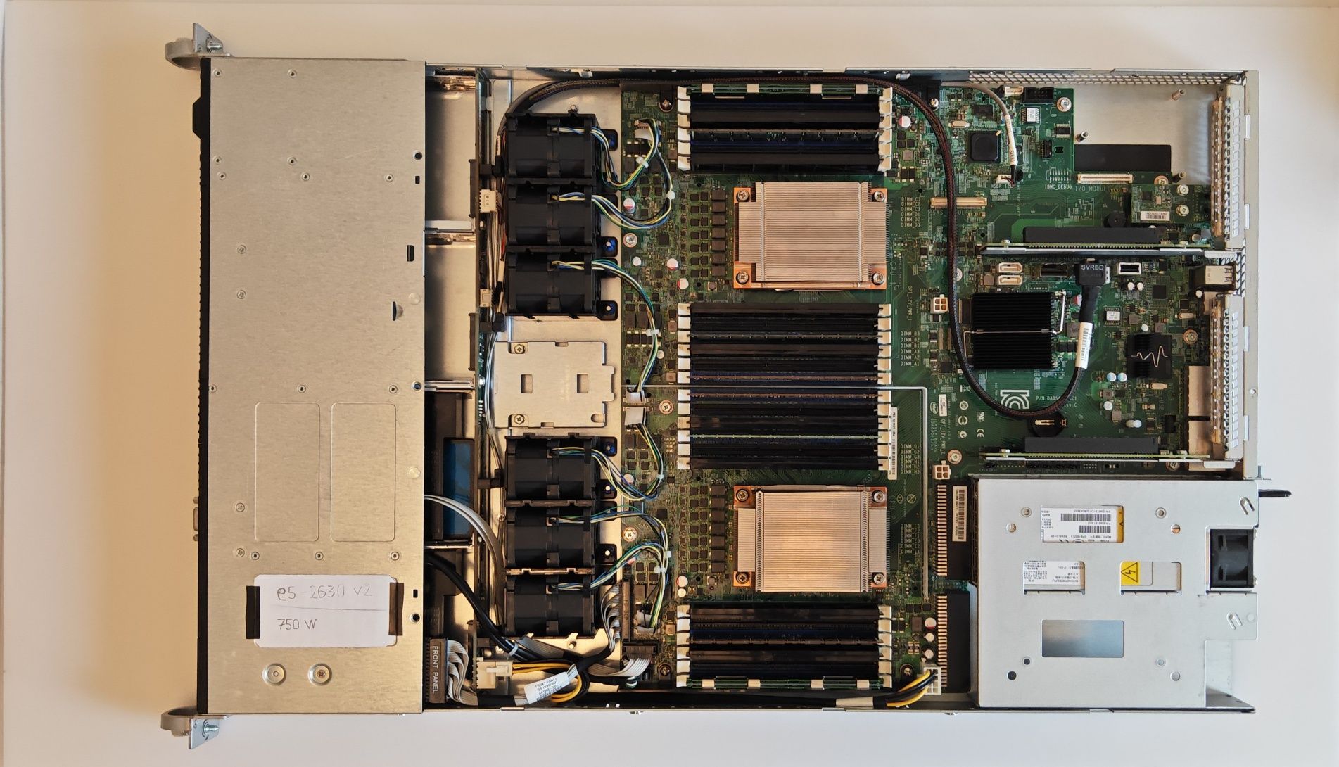 Serwer Intel 2x Xeon E5-2630v2 64gb RAM ECC R1304GZ4GC 1U