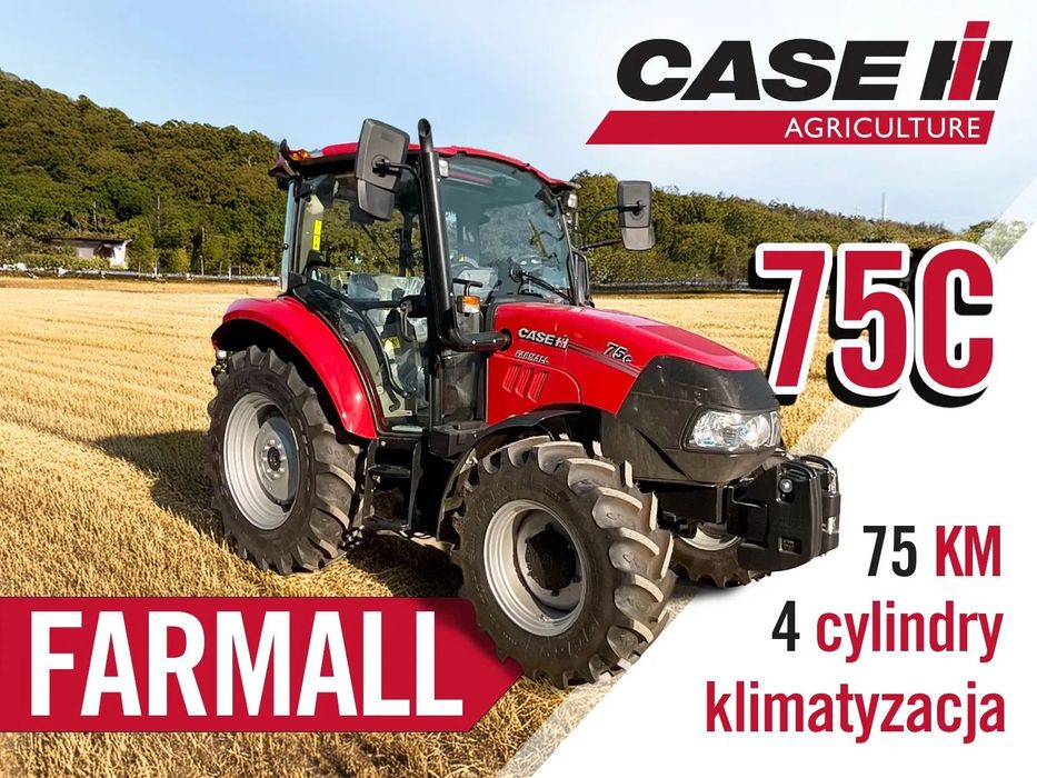 Case IH Farmall C75  Case IH Farmall C75 75KM - 4 cylindry klimatyzacja NOWY