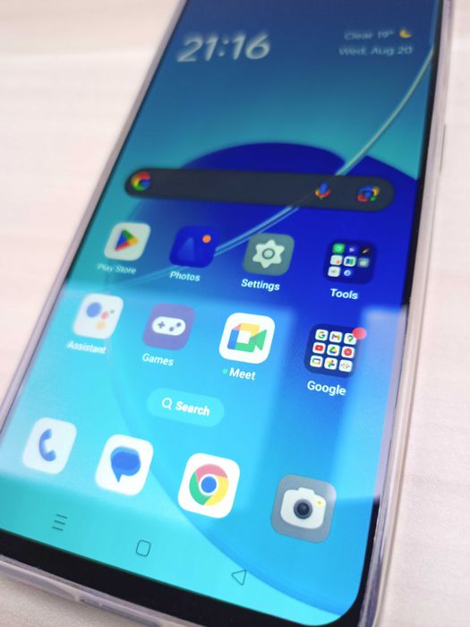 Smartfon Oppo Reno6 5G 8/128GB 64MP 4K czarny jak nowy Android 13 etui