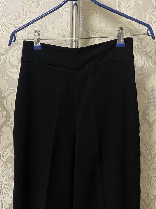 Чорні широкі штани палаццо zara