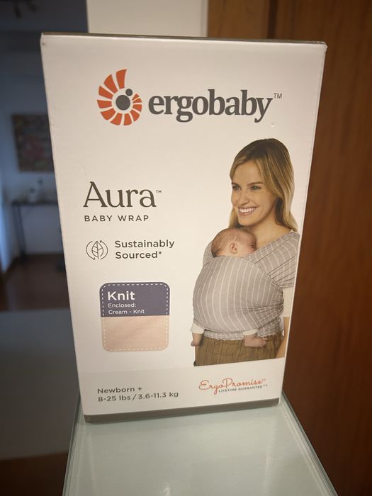ergobaby pano aura knit – cream