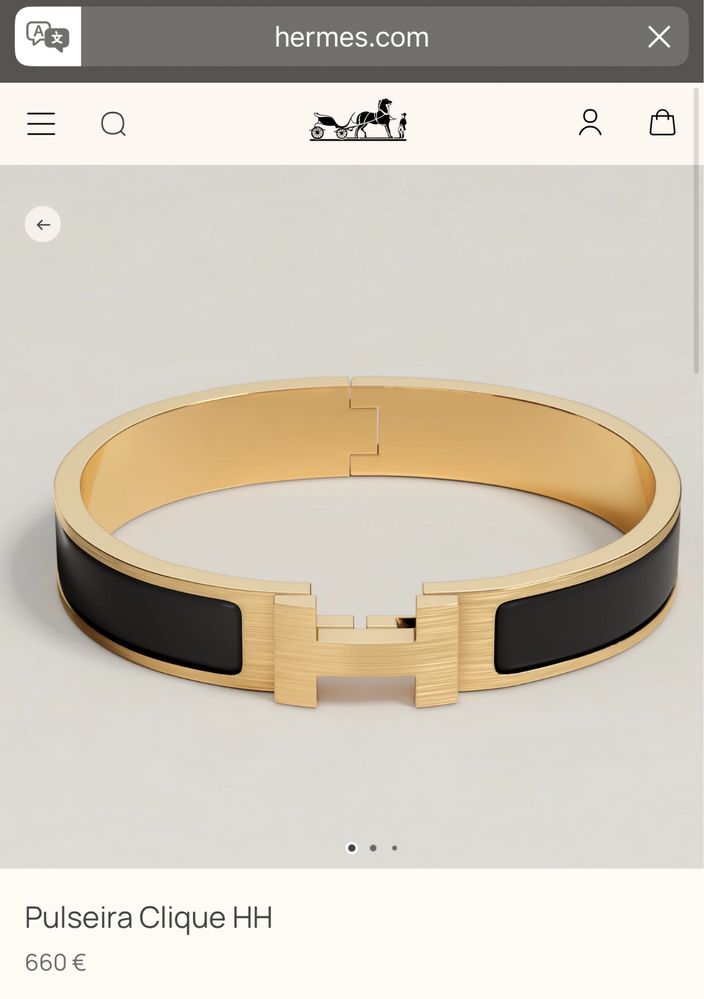 Pulseira da hermes