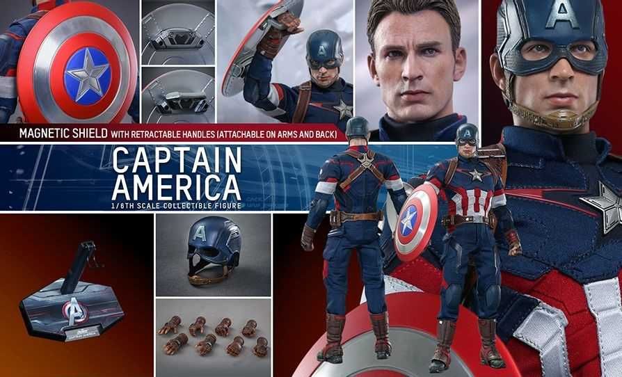 Фигурка Капитан Америка Hot Toys MMS281 (Фігурка Капітан / Месники)