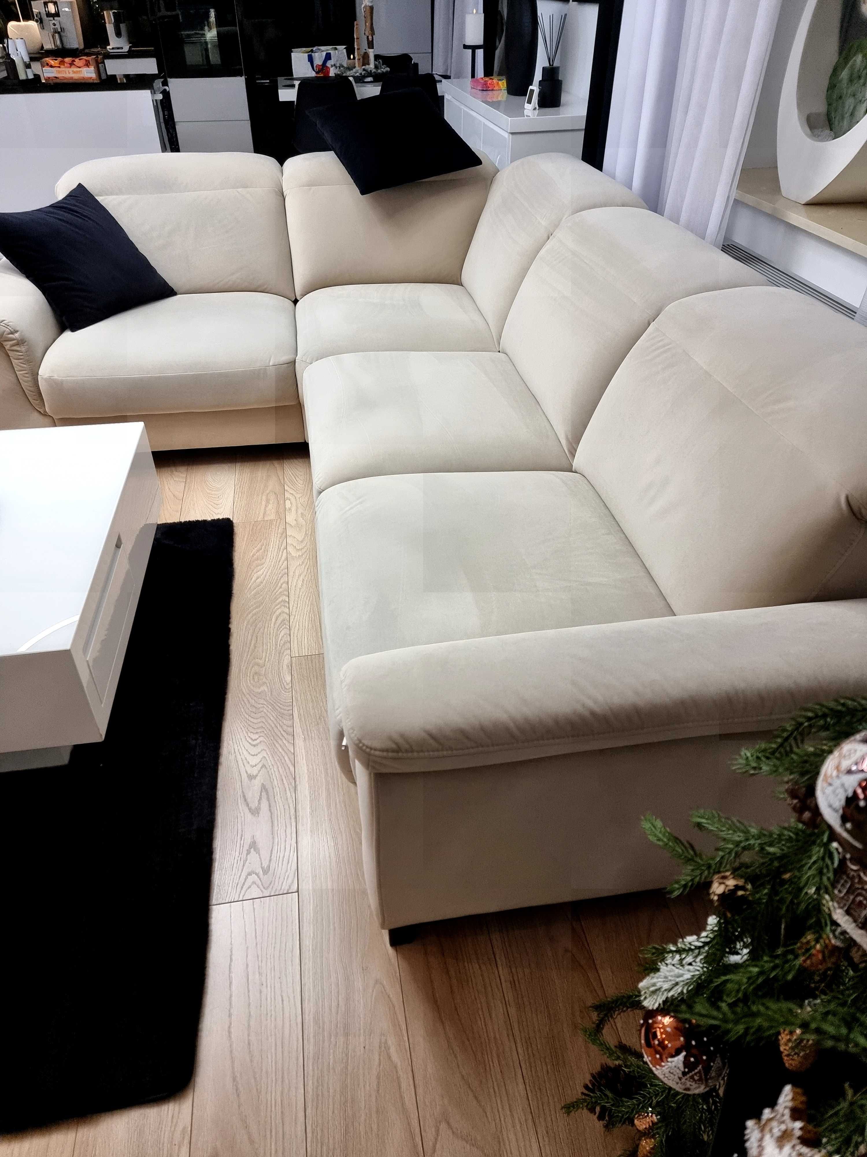 Narożnik jasny beż 2.8 x 2 m Bydgowskie meble