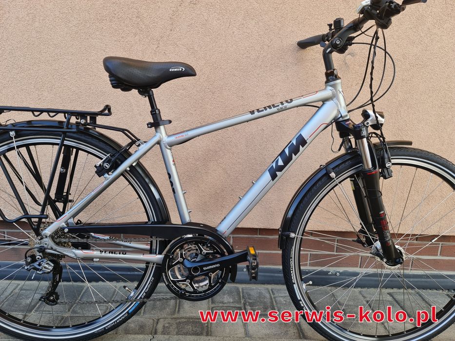Rower męski trekkingowy KTM VENTO koła 28 SHIMANO SLX okazja aluminium