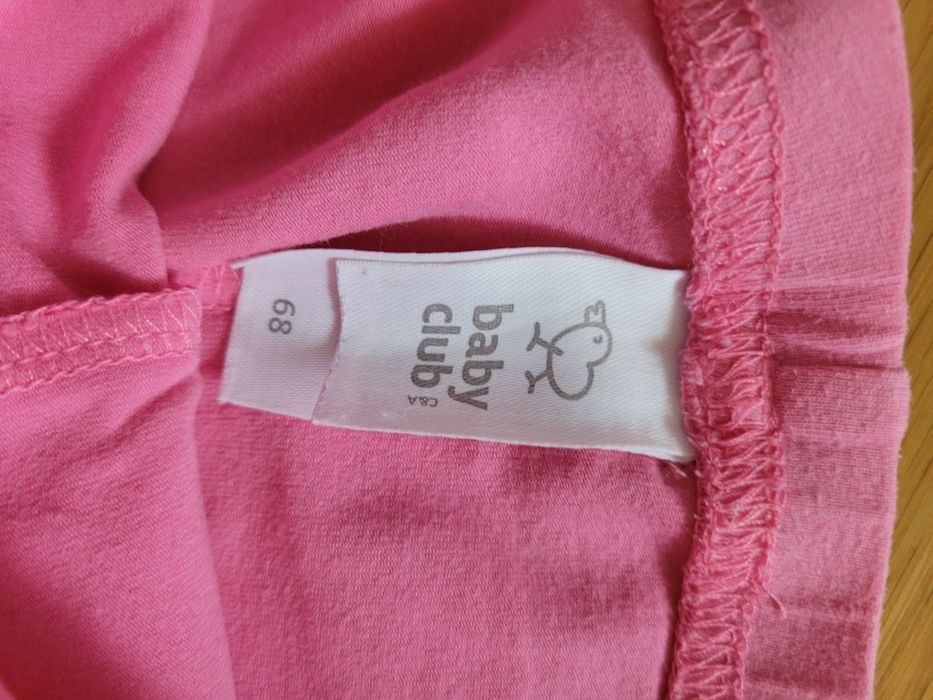 Komplecik dla dziewczynki 68: body Kotka Marie Smyk legginsy C&A