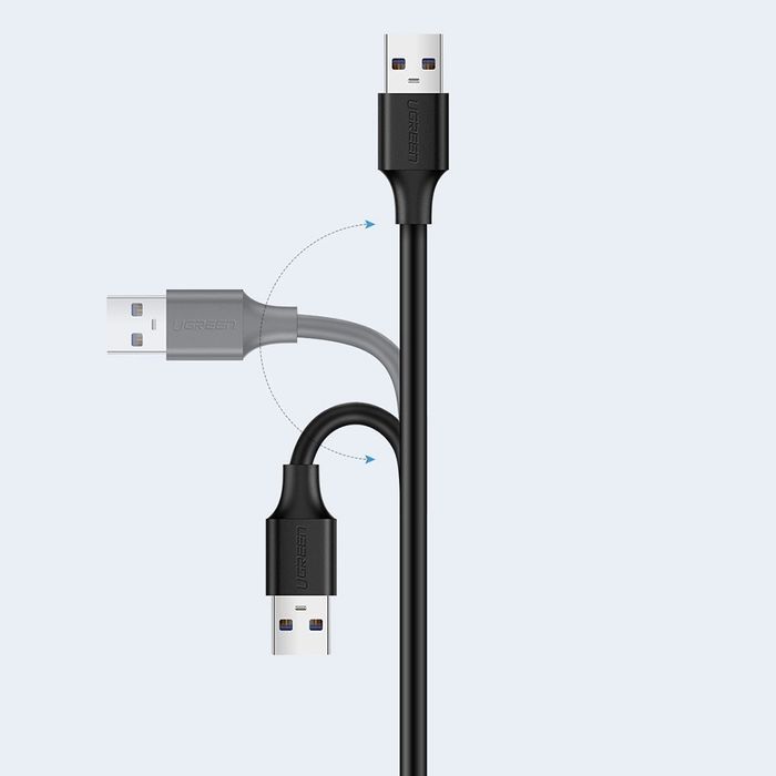 Ugreen przedłużka adapter USB 2.0 0,5m czarny (US103)