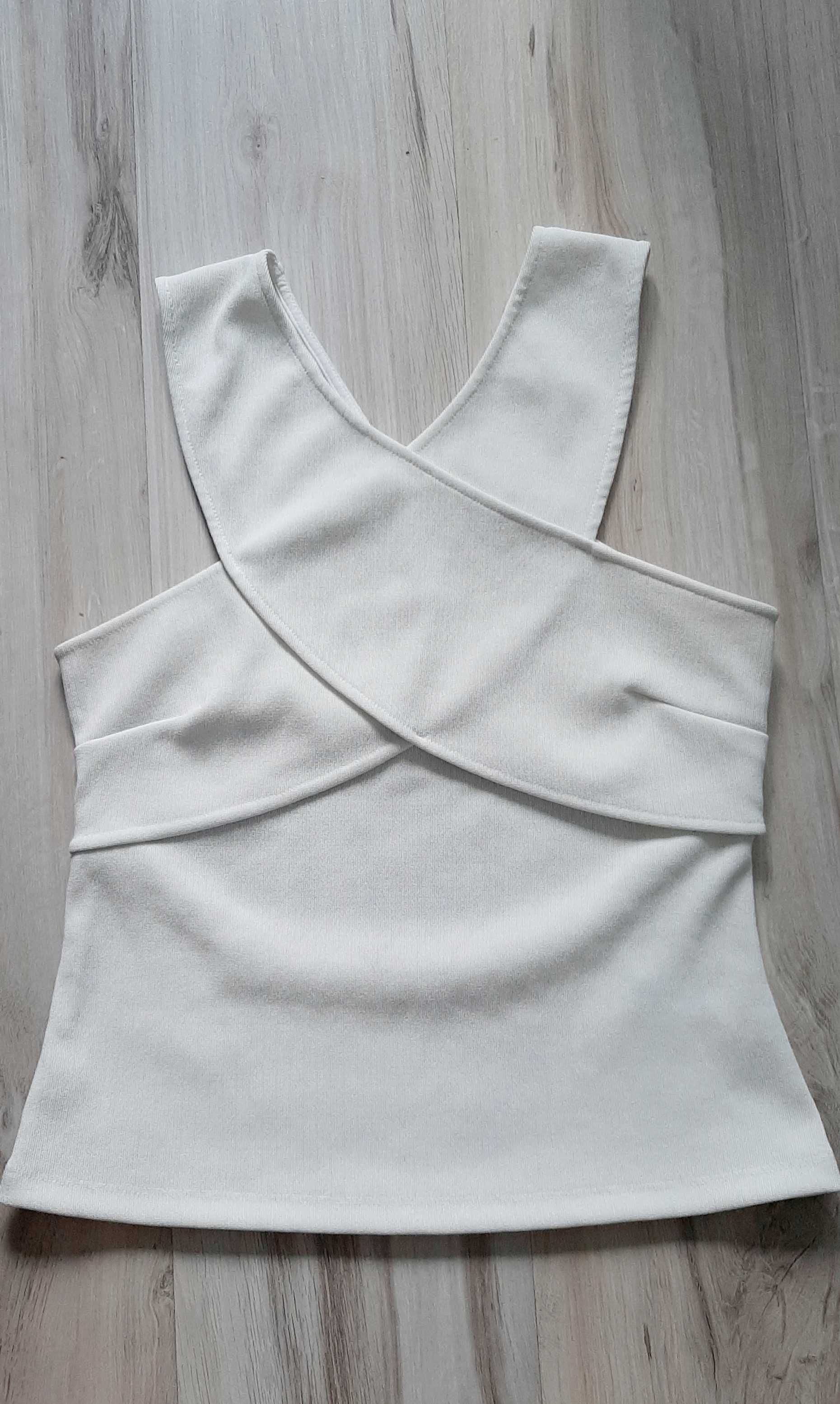 Biała bluzka h&m 38