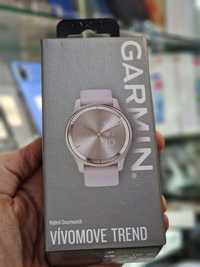 Смарт-годинник Garmin Vivomove Trend Silver Stainless Steel Bezel with