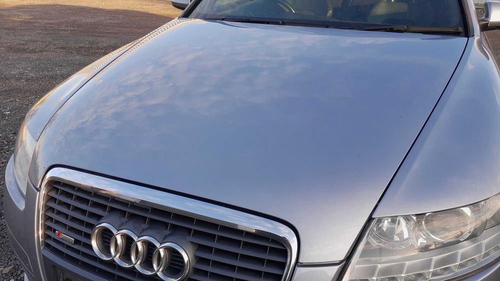 Maska przód pokrywa silnika kompletna idealna AUDI A6 C6 Kolor: LY7H