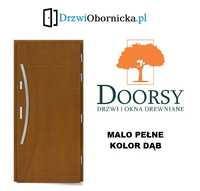 Drzwi zewnętrzne DOORSY MALO PEŁNE drewniane wejściowe