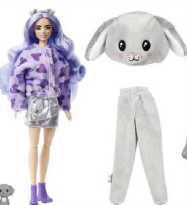 Лялька barbie cutie reveal doll в костюмі собаки кукла барби