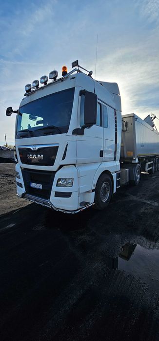MAN TGX niski przebieg, Naczepa Wielton 38 m3
