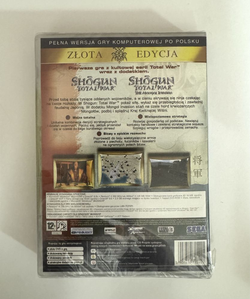 Gra PC Shogun Total War Złota Edycja