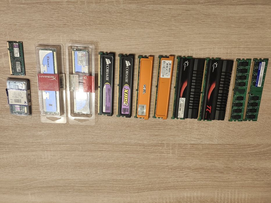 16GB RAM zestaw! DDR2/DDR3 PC/Laptop. Kingston, Corsair, G.Skill, GeIL