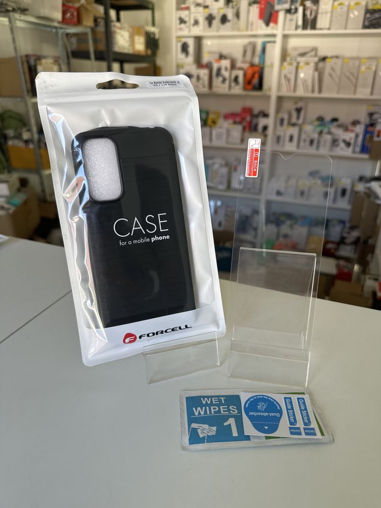 Szkło hartowane + etui carbon XIAOMI REDMI NOTE 11s