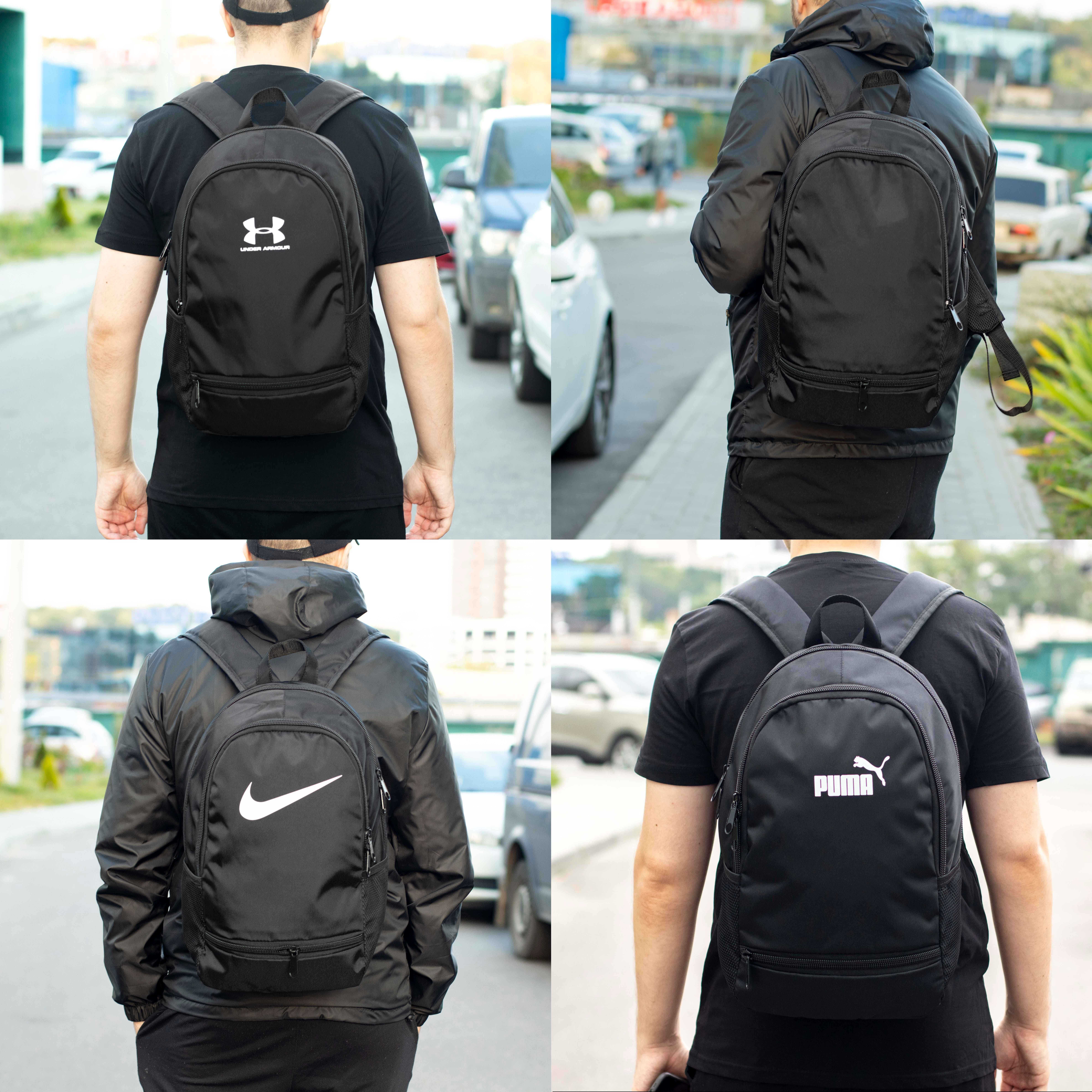 Спортивний рюкзак nike trak чоловічий чорний тканинний на 20 л