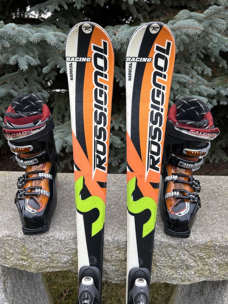 Narty Rossignol 150cm + Buty Salomon 26cm