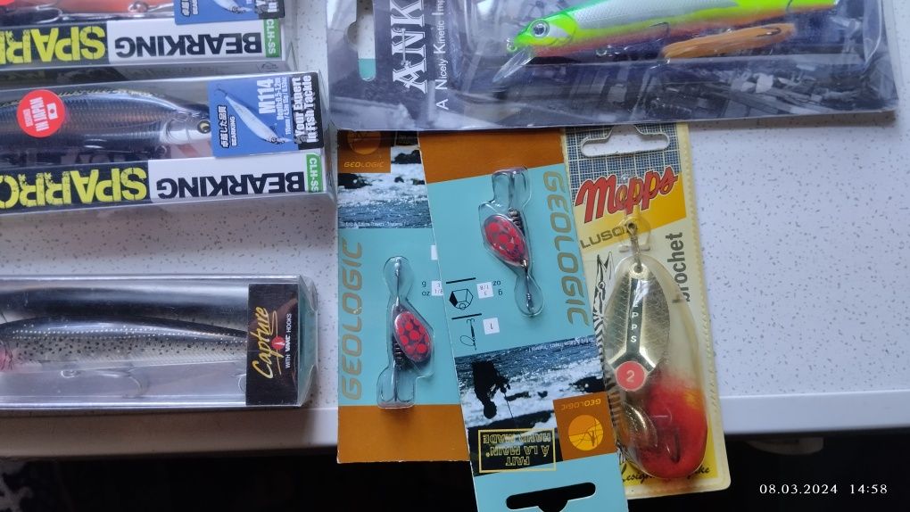 Продаю воблеры Salmo, Bomber, Megabass,Molix, Bearking,Anki, Mepps