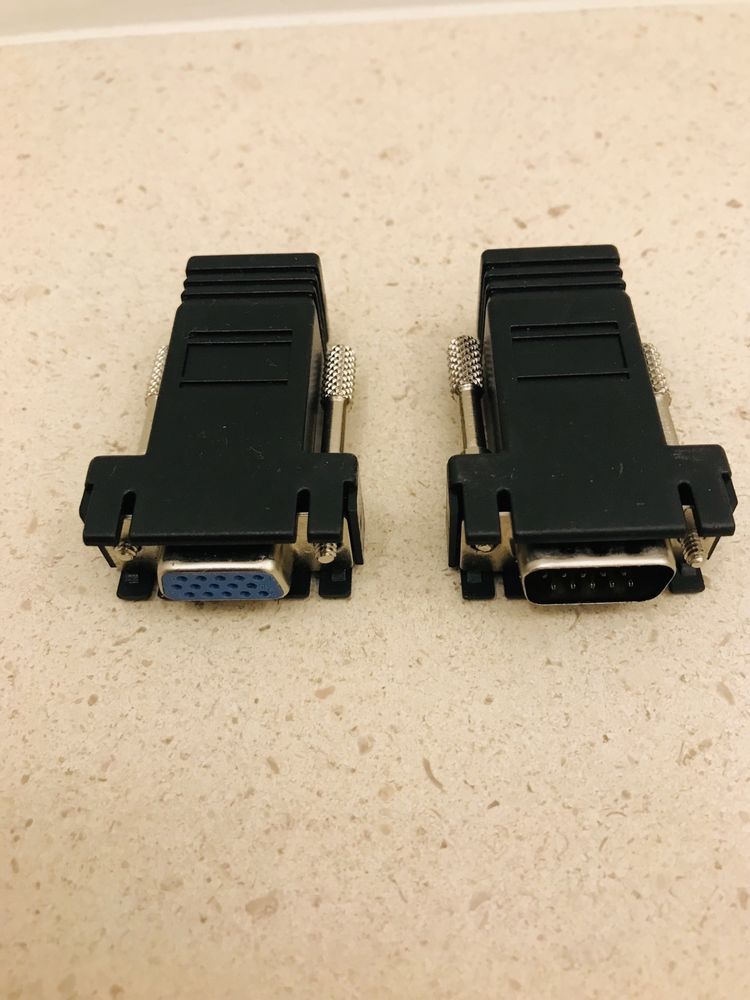 Conversor Macho/Femea VGA/Ethernet