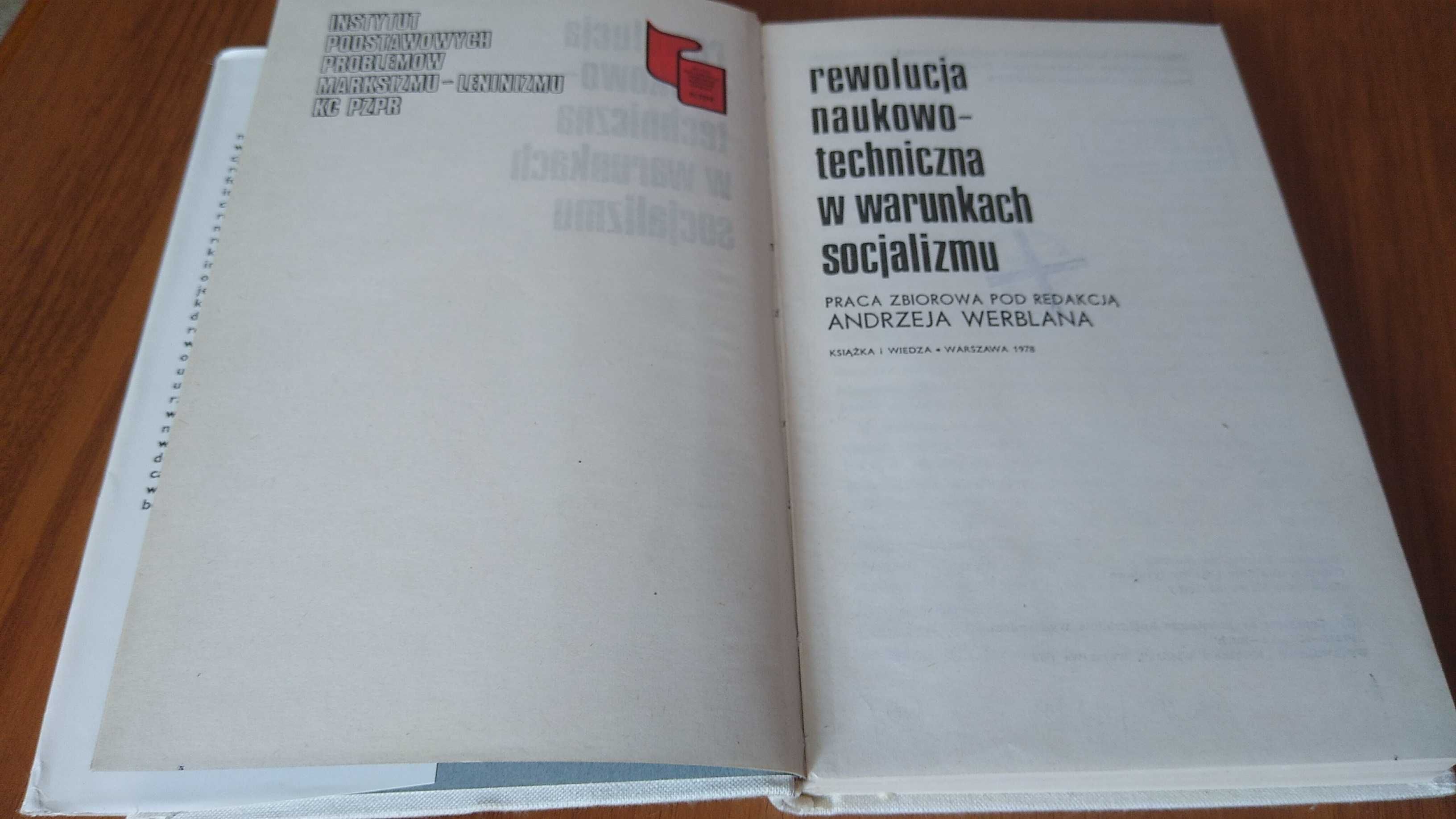 Rewolucja naukowo-techniczna w warunkach socjalizmu Werblan