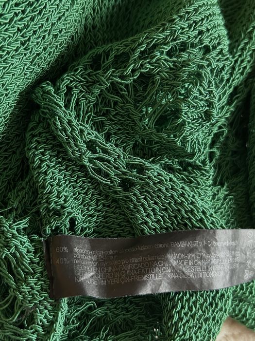 ZARA _ Zielony ażurowy sweter S