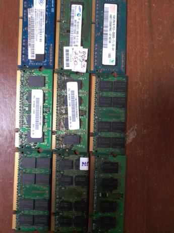 DDR3-DDR2 оперативки 1-2-3-4 гиг