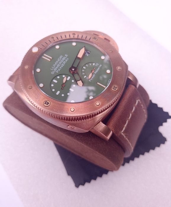 Механічний годинник автопідзавод Luminor Submersible Panerai bronze